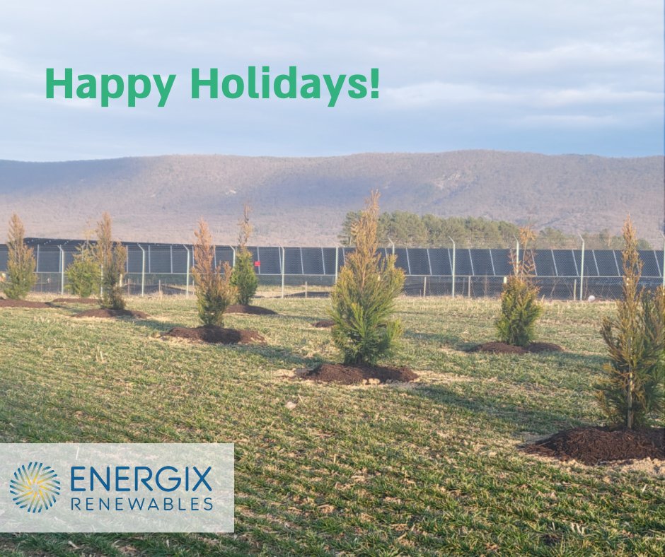 Wishing you a happy holiday from all of us at Energix. May this season be bright, joyful and full of energy. ✨