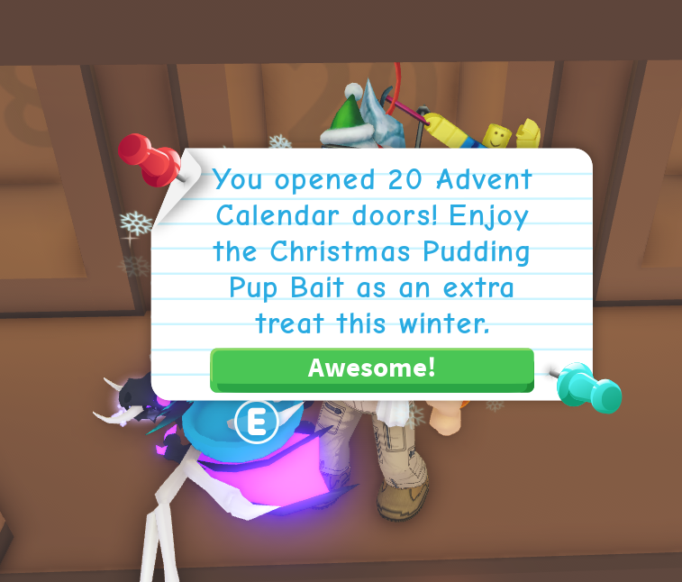 Yay Pudding Pup Bait #adoptme #roblox #pudding #bait #advent