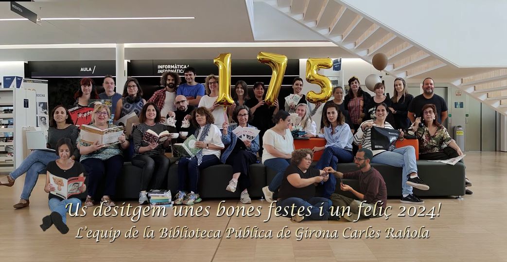 ✨ L'equip de la #BiblioRahola us desitja unes Bones Festes i un Feliç 2024!
#BiblioRahola175 #BibliotequesCat #Girona #BibliotecaPública #175anys #175Aniversari #Nadal2023 #BonesFestes #Feliç2024