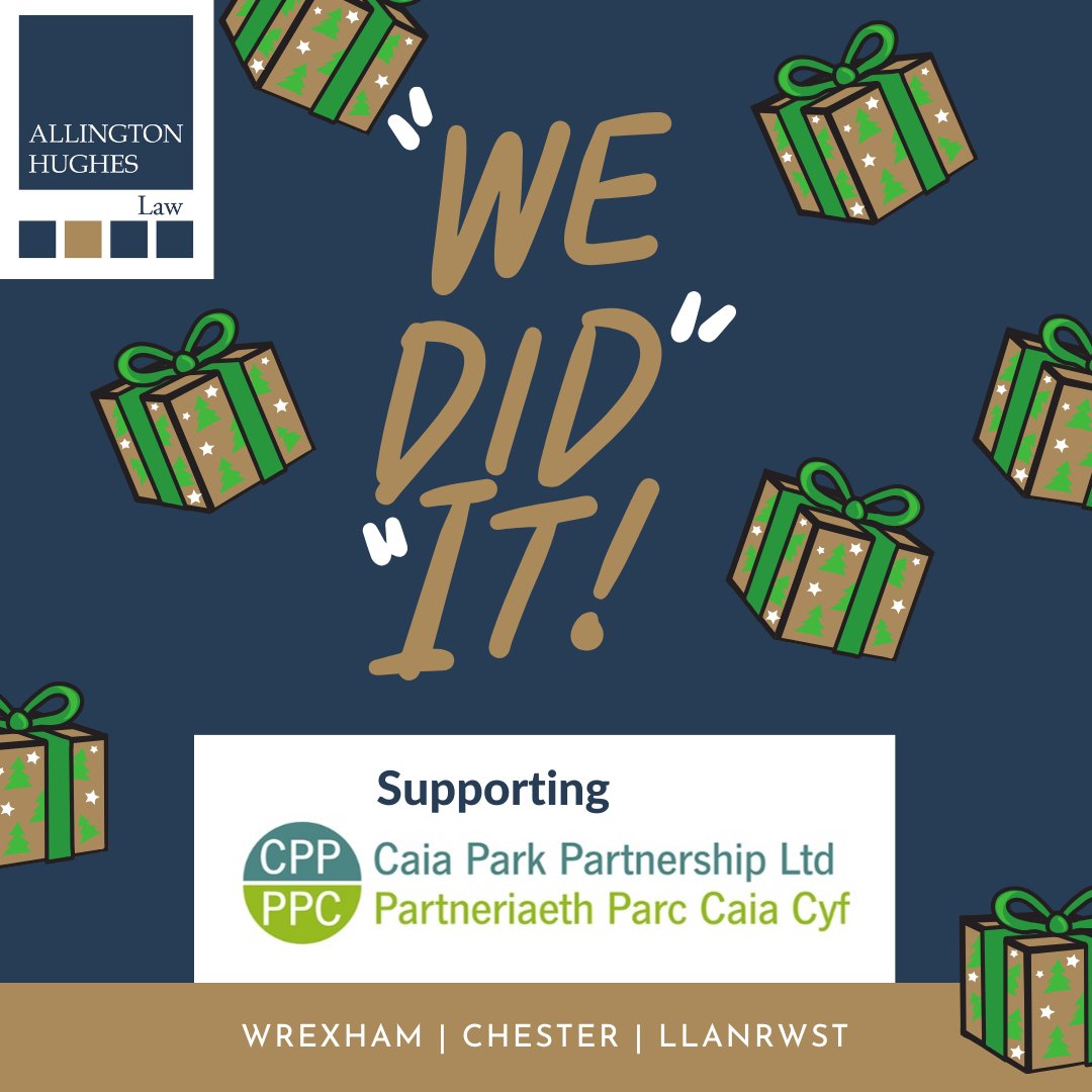 You may have seen last week that staff across our offices had kindly donated children’s toys in aid of @Caia Park Partnership Ltd. We are thrilled to give a worry-free Christmas experience regardless of their financial situation. WE DID THAT! #charity #community #law #lawfirm