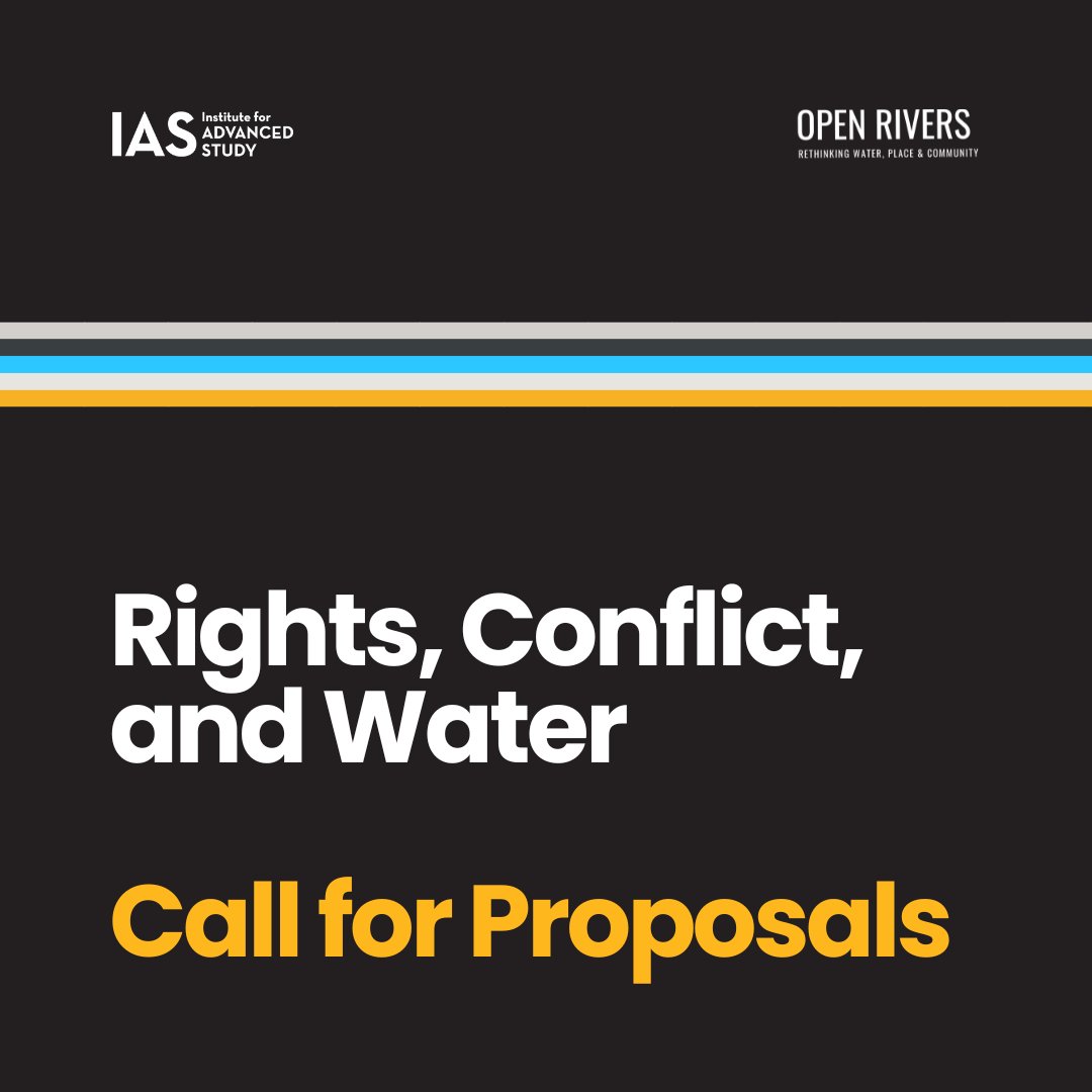 #OpenRivers is inviting proposals for our 2025 issue on Rights, Conflict, and Water. For peer-reviewed feature articles, the deadline is January 29th, 2024. Learn more at openrivers.lib.umn.edu/rights-conflic…. #waterrights #waterandconflict #rightsofnature #unsdg6 @GWSCatUA @NiCHE_Canada