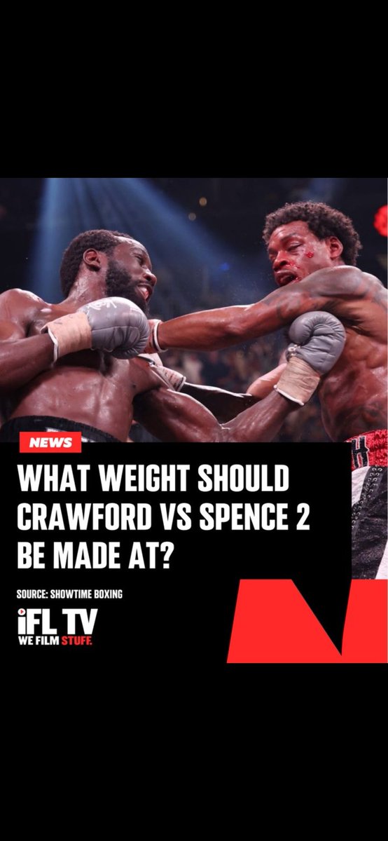 Some people say the rematch has been activated some say it hasn't!! Who do you believe? Would you like to see these 2 share a ring again in 2024 and do you think it should be at 154 rather than 147? We think 147 Crawford is unbeatable if being honest 🥊 #CrawfordSpence2