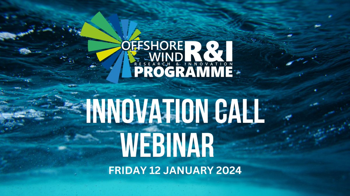 We’re hosting a webinar with the West of Orkney Windfarm on Friday 12 January 2024 to give applicants and sponsors an overview of the Offshore Wind R&I Programme and a chance to ask questions. Register here: us02web.zoom.us/webinar/regist… Full call details: offshoreinnovation.scot/innovation-cal…