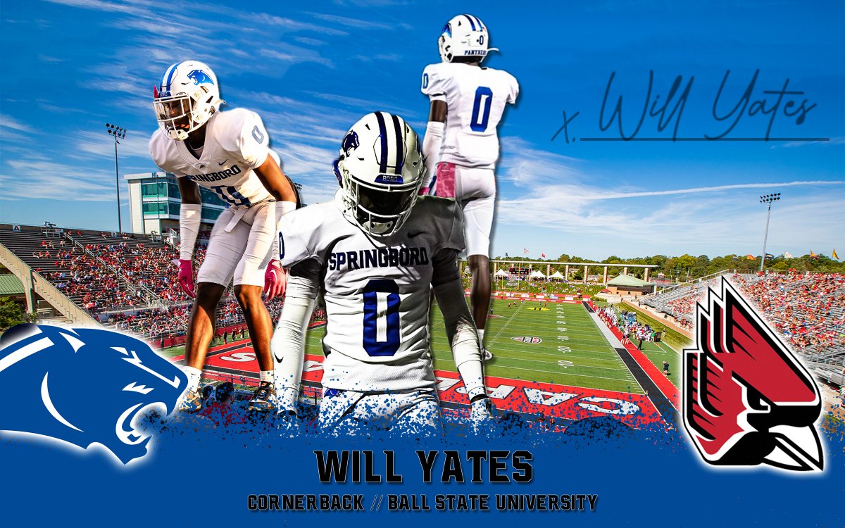 Congratulations to Will Yates on signing with Ball State University today!  We will celebrate Will at 2:30 in the LGI Room at the High School!