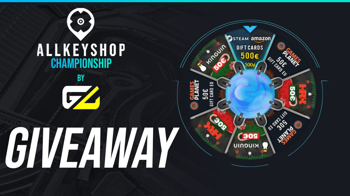 G Ligue (@g_ligue_esports) on Twitter photo ⚪️🟡 Giveaway ⚪️🟡
Register on <a href="/allkeyshop/">Allkeyshop.com</a> 's website for a chance to spin the wheel and win €50 vouchers, as well as a €500 Amazon gift card. 💸
The first drawing will take place Friday during the live stream of the championship's second race !
allkeyshop.com/blog/giveaway/… ⚪️🟡 Giveaway ⚪️🟡
Register on <a href="/allkeyshop/">Allkeyshop.com</a> 's website for a chance to spin the wheel and win €50 vouchers, as well as a €500 Amazon gift card. 💸
The first drawing will take place Friday during the live stream of the championship's second race !
allkeyshop.com/blog/giveaway/…