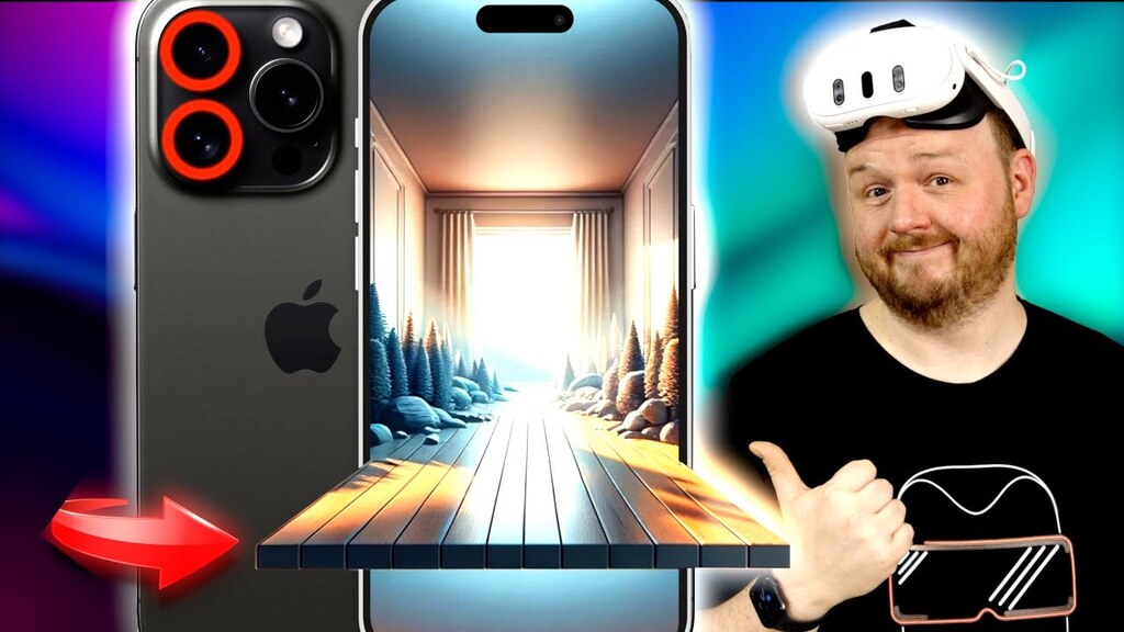 iPhone + Meta Quest 3 = 3D Videos? youtube.com/watch?v=kRvWmV… #quest3 #metaquest3 #vr #virtualreality #metaquest #QuestCreators #ExploreWithQuest