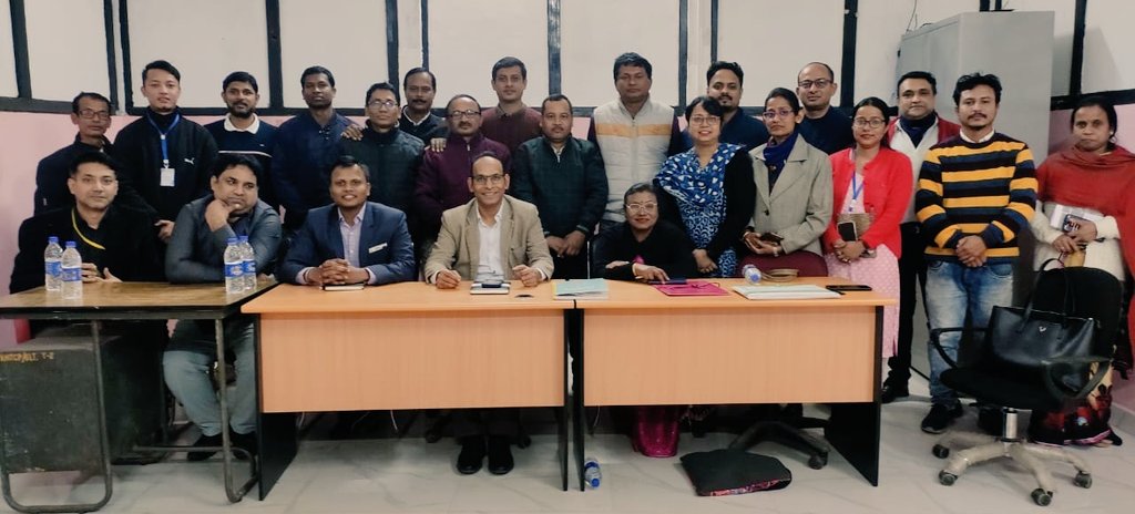 CentralTBDivision team led by Addl DyDirector Gen Dr.SanjayKr.Matto accompanied by Dr.Ranjit Prasad,A.Mahanty,Dr.Diganta Thakuria,WHOConsultant, AmitabhDas STSU visited the Pvt Labs,Chemists and PvtPractitioners reg TB Notification.Debriefing session with @dcgolaghat &JtDHS held