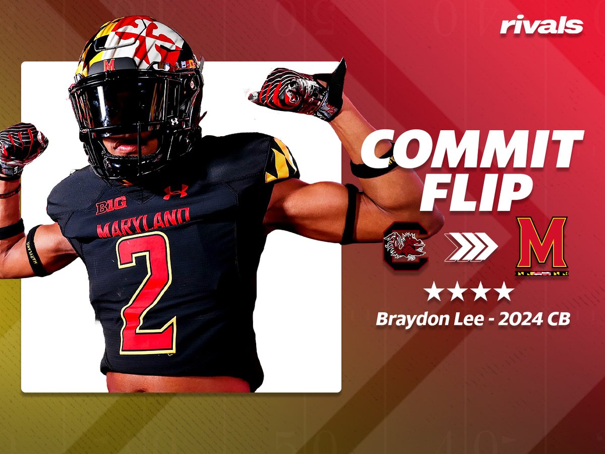 BREAKING: Rivals250 DB Braydon Lee has flipped from South Carolina to Maryland. He breaks down his decision here: bit.ly/48tJ9wj