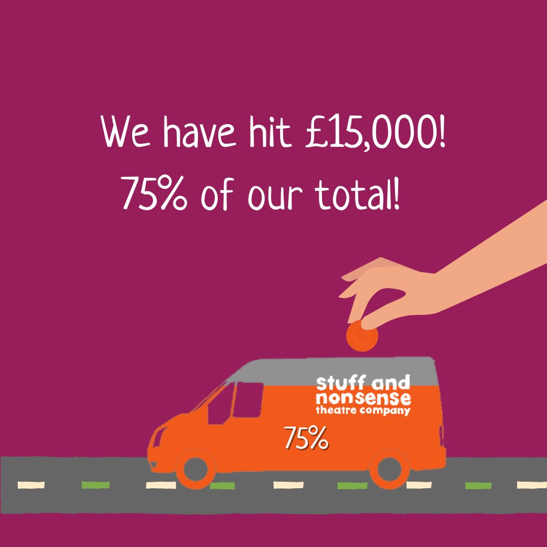 We only have 25% of our target left to raise before we reach 100%. 

Can you help us get there? 

crowdfunder.co.uk/p/new-van-keep… 

#theatre #charity #familtheatre #tourvan