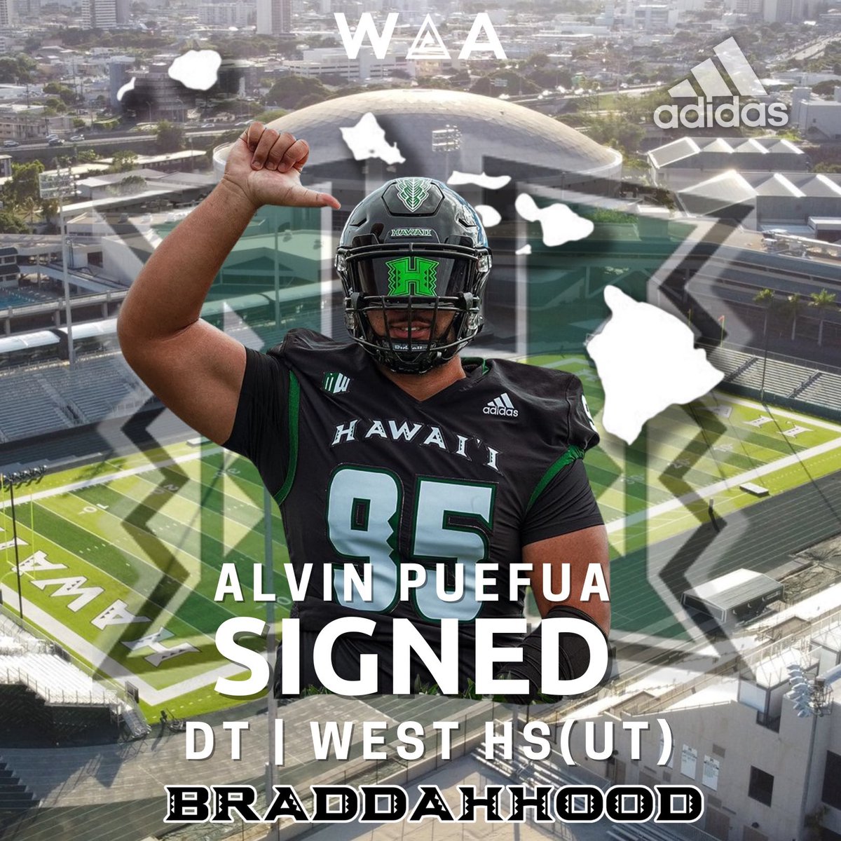 Welcome to the #BRADDAHHOOD @Alvin_Puefua ! #GoBows
