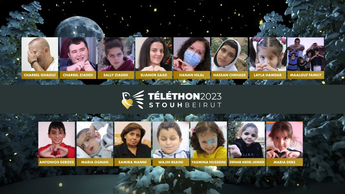 #Telethonstouhbeirut2023
#lightupyourheart
#ضوي_قلبك
#تيليتون #سطوح_بيروت 

(مبلغ زغير بيعمل فرق كبير) خلينا سوا نتساعد لنكمل المبلغ المطلوب لنوصل لل ٥٠٠ الف دولار لمعالجة ١٥ حالة بحاجة لدعمكم ومحبتكم لنعطيهم امل بحياة جديدة ونحقق معنى العيد❤️❤️