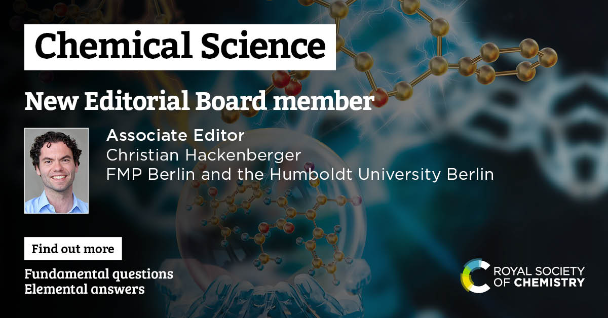 Chemical Science (@chemicalscience) on Twitter photo We are pleased to welcome Professor Christian Hackenberger (<a href="/PhosphorusFive/">The Hackenberger Group</a>), who will be joining the Editorial Board in January 2024, and handling your organic and chem bio submissions. “When I got the offer, it was a no-brainer. I love ChemSci plus the awesome RSC team." 🤩 We are pleased to welcome Professor Christian Hackenberger (<a href="/PhosphorusFive/">The Hackenberger Group</a>), who will be joining the Editorial Board in January 2024, and handling your organic and chem bio submissions. “When I got the offer, it was a no-brainer. I love ChemSci plus the awesome RSC team." 🤩
