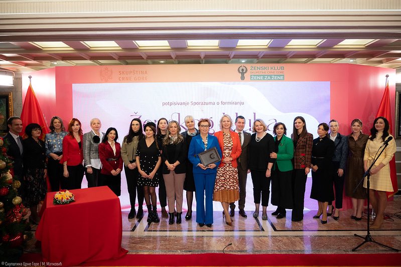 🇬🇧 ambassador @DawnMcKenUK attended @KlubCg’s relaunch ceremony at 🇲🇪 @SkupstinaCG today

Strong advocates for #genderequality who are not just shaping policies, but also the future narrative of 🇲🇪 society. 

Here is to breaking barriers and fostering positive change! 👏