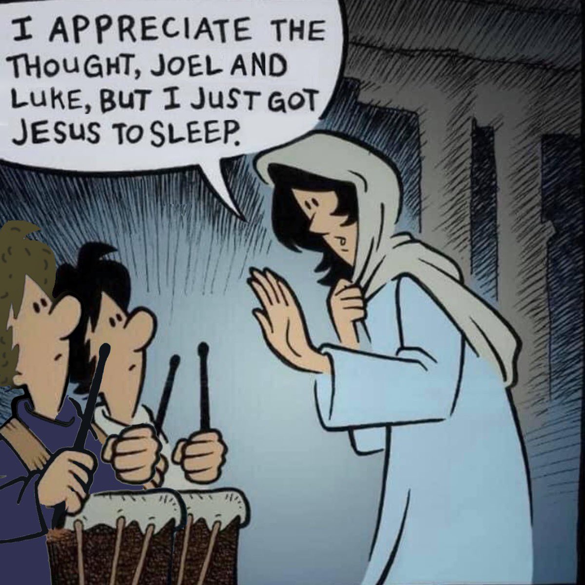 4kingandcountry's tweet photo. And every new mum said “Amen.” 🥁😬 Thanks to our mate who made this meme.. we may very well have laughed out loud seeing it 😆 Hope you did too. 🎄 https://t.co/NRMyiMR9p1