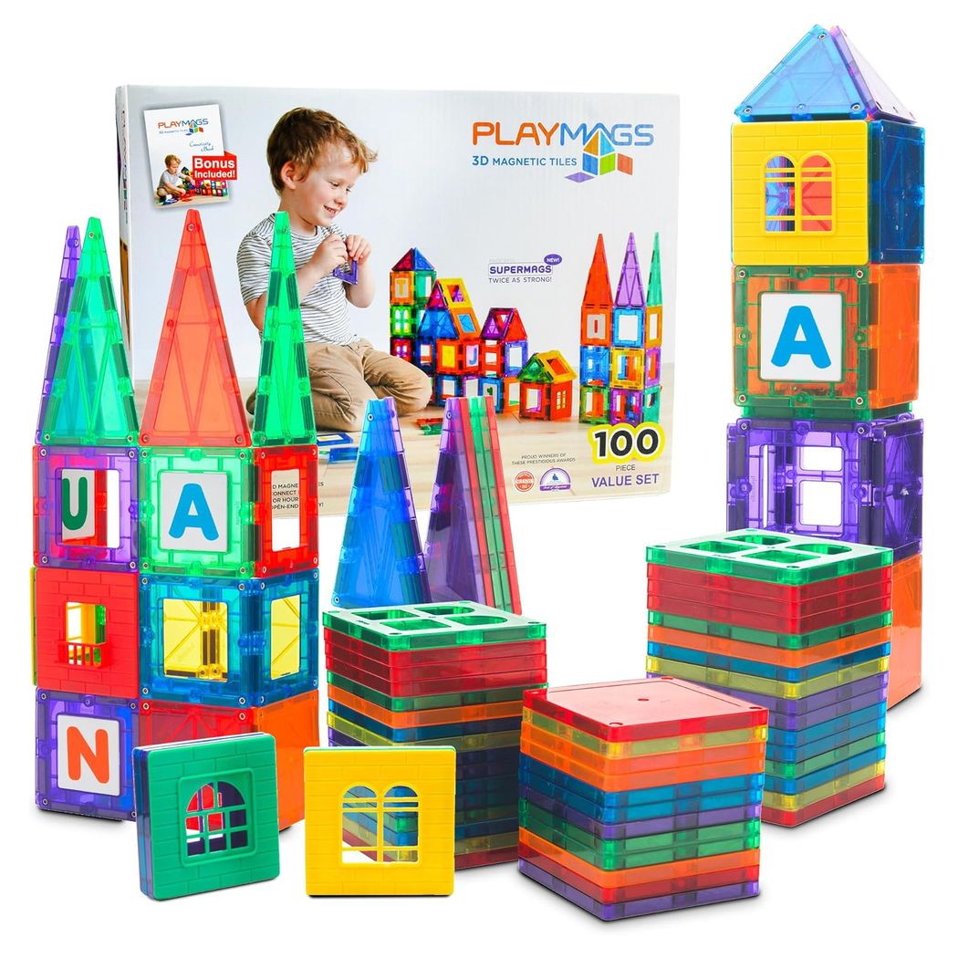 Check out this 🤩🤩 amazing deal I found on Playmags 100-Piece Magnetic Tiles Building Blocks Set! 🤩🤩 Get it now for only $49.99 (originally $59.99)! 🤩 #graitdeals #deals #deal #dealsdealsdeals #ad graitdeals.com/p/JJNByfAUYL #magtiles #STEM #toddlertoy