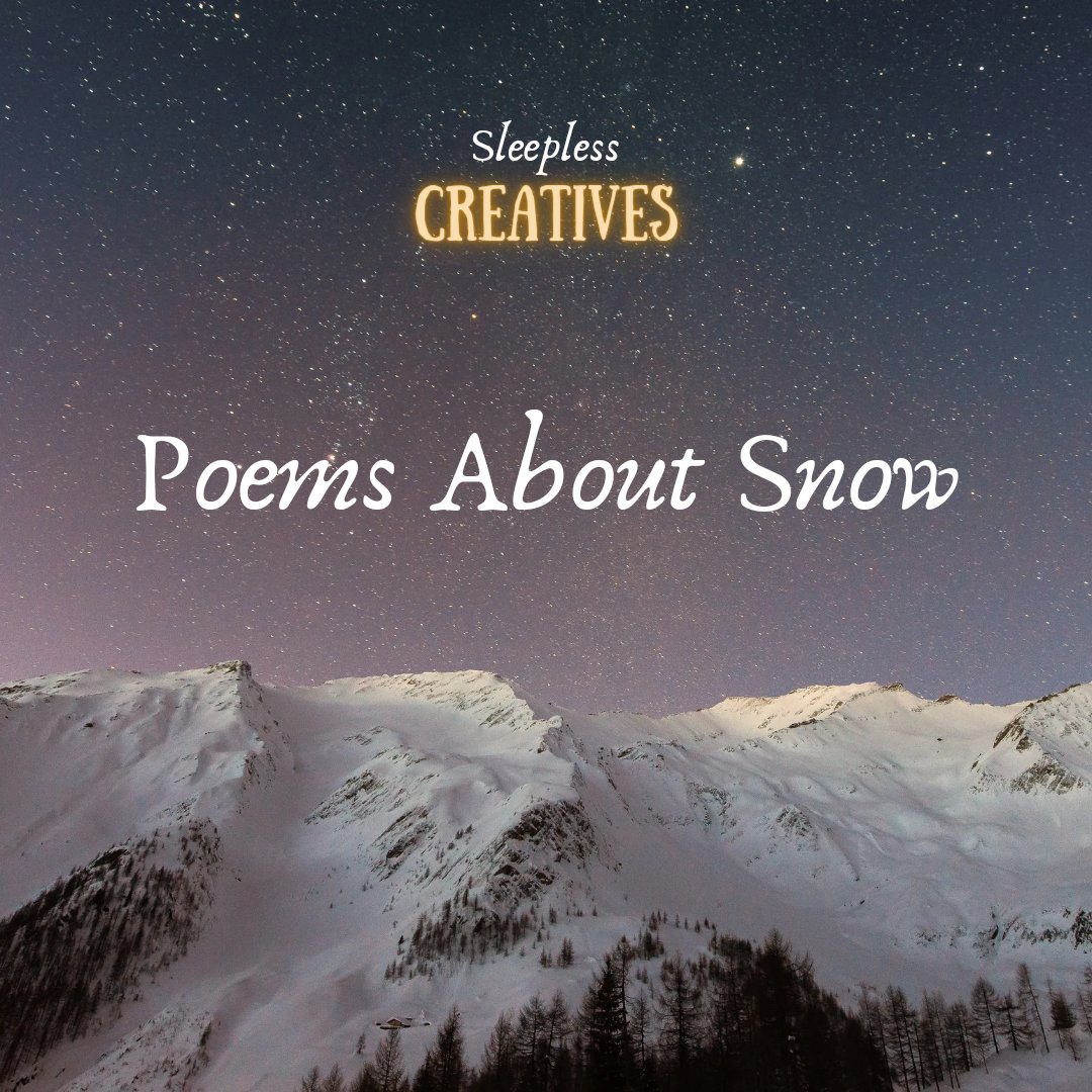CreateSleepless's tweet image. For our Christmas episode this year, on 24th December, we'll be slowing right down as the year ends with a collection of Poems About Snow ❄️ 🎅🎄

#podcastsofinstagram #snowpoems #winterpoetry #emilydickinson #robertfrost #walterdelamare #dhlawrence #charlesbertramjohnson