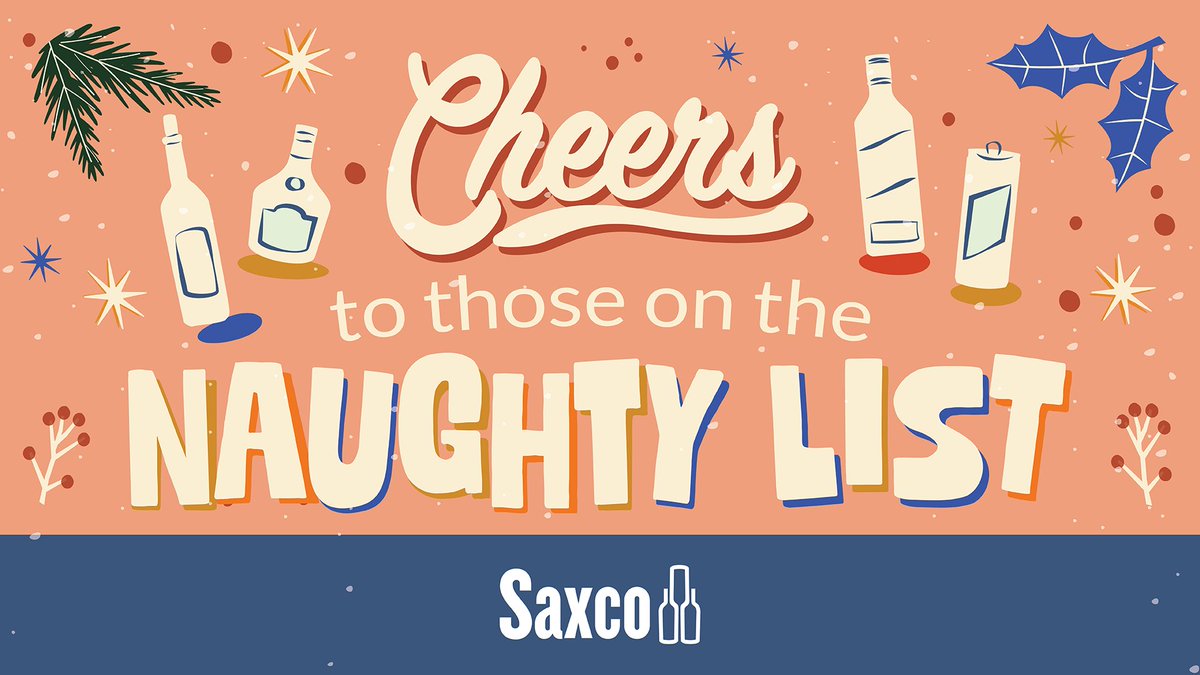 Happy Holidays to you and yours! As a reminder, we will be closed from December 25th - January 1st to allow our team to recharge. #Saxco #HappyHolidays