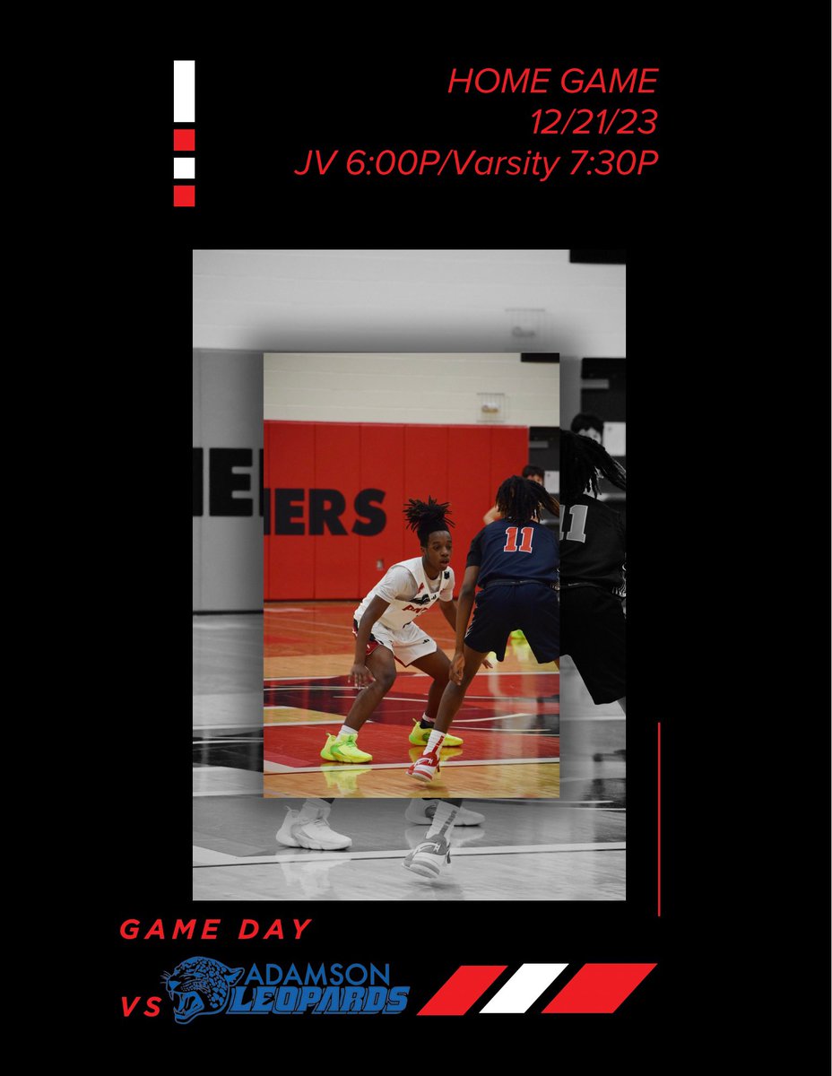 🚨Tomorrow Tomorrow Tomorrow🚨 #HillcrestHustle will be in action at home versus Adamson. Games start at 6:00P with JV followed by Varsity at 7:30P #ComeSupport