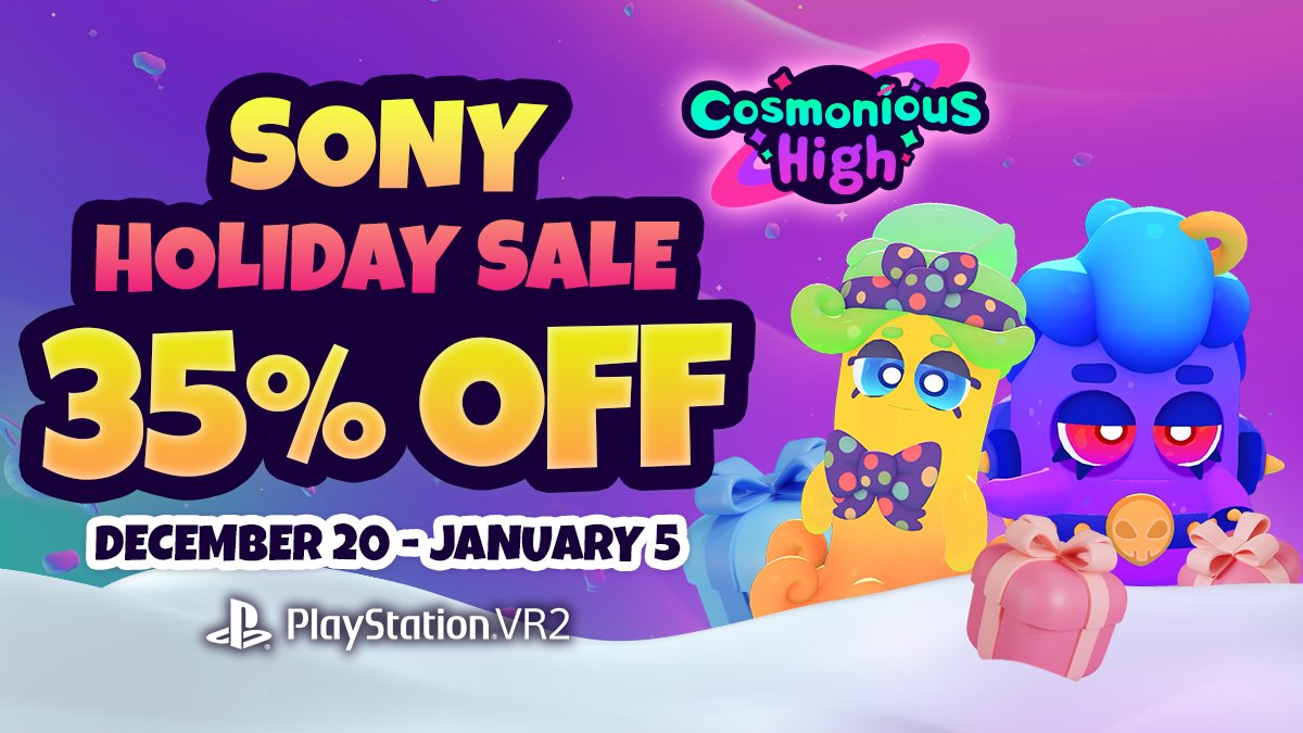 CosmoniousHigh's tweet image. 🎁 No better gift than the wonders of Cosmonious High at 35% off in the Sony Holiday Sale! 

Explore the galaxy now: store.playstation.com/en-us/concept/…
