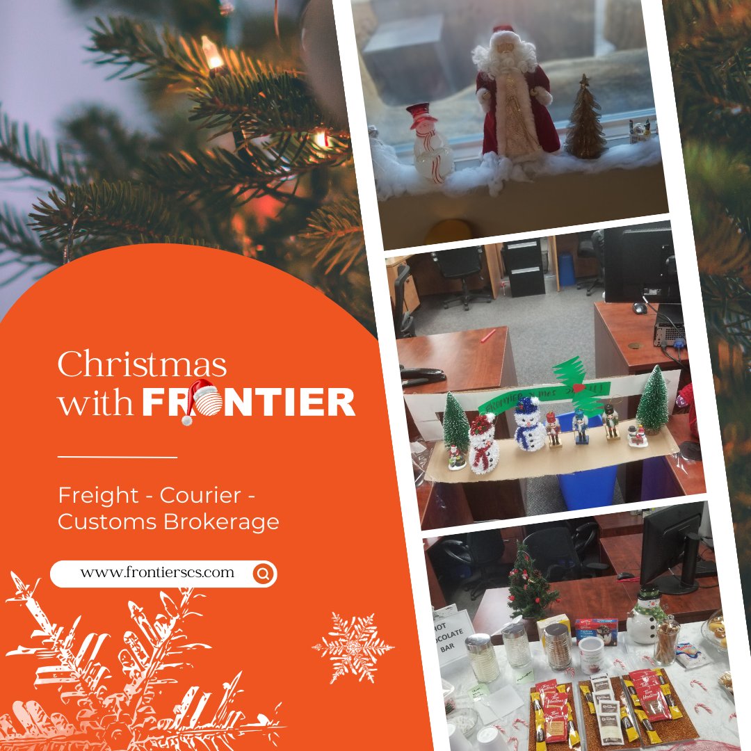 We are working on spreading Christmas Cheer😊

#frontierscs #christmas
#freight #courier #customsbrokerage