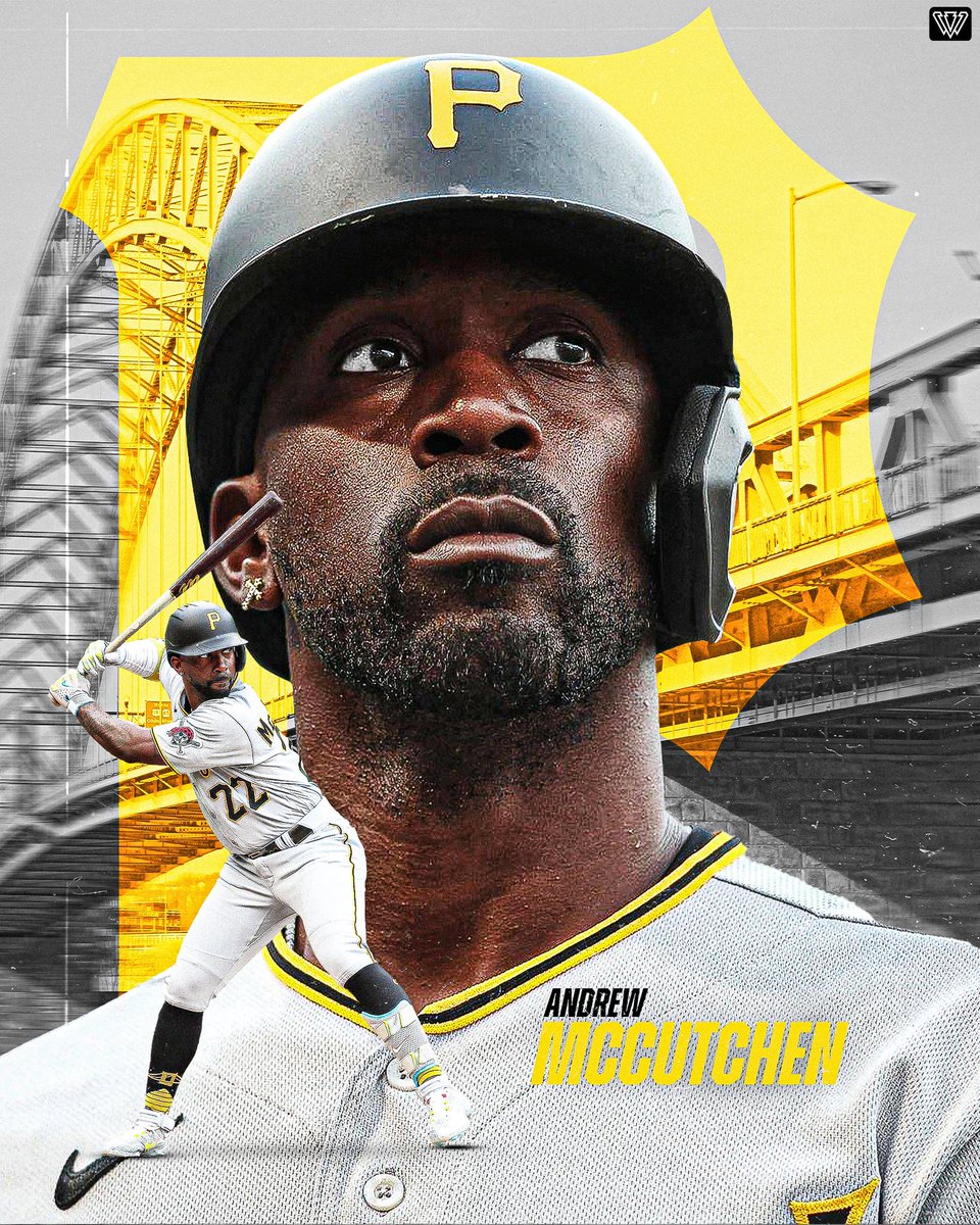 Cutch is back with the Pirates!⚾️
#smsports #graphicdesign #sportsdesign #MLB #Pirates #AndrewMcCutchen 

@Pirates