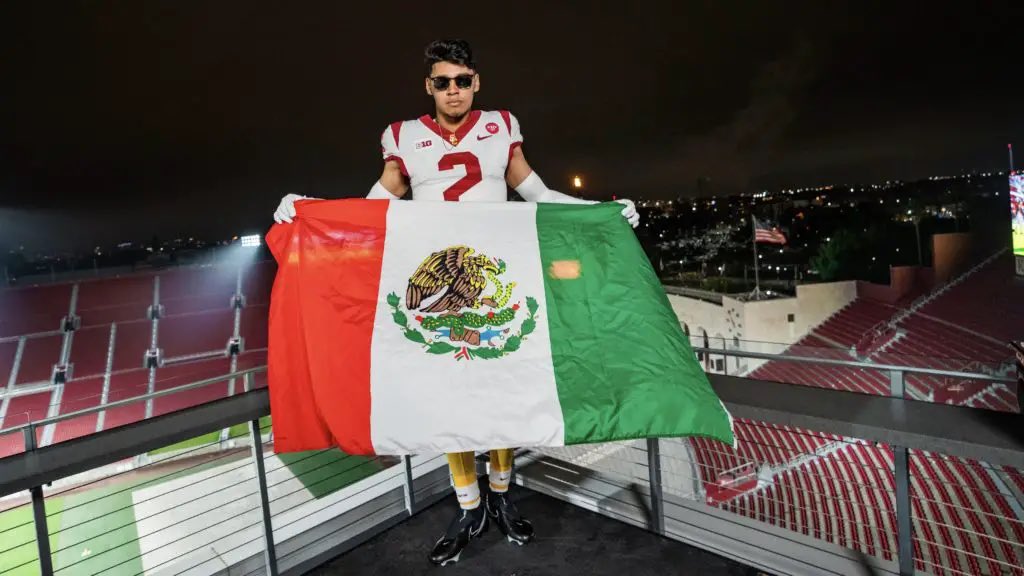 #USC’s newest Safety Marquis Gallegos “Latinos don’t get a lot of love in the sport of football, if we’re being honest,” Gallegos said back in Sept 2023. “That’s the biggest reason. I just wanted to represent and show off that we can do it as well.” @SportingTrib #FightOn