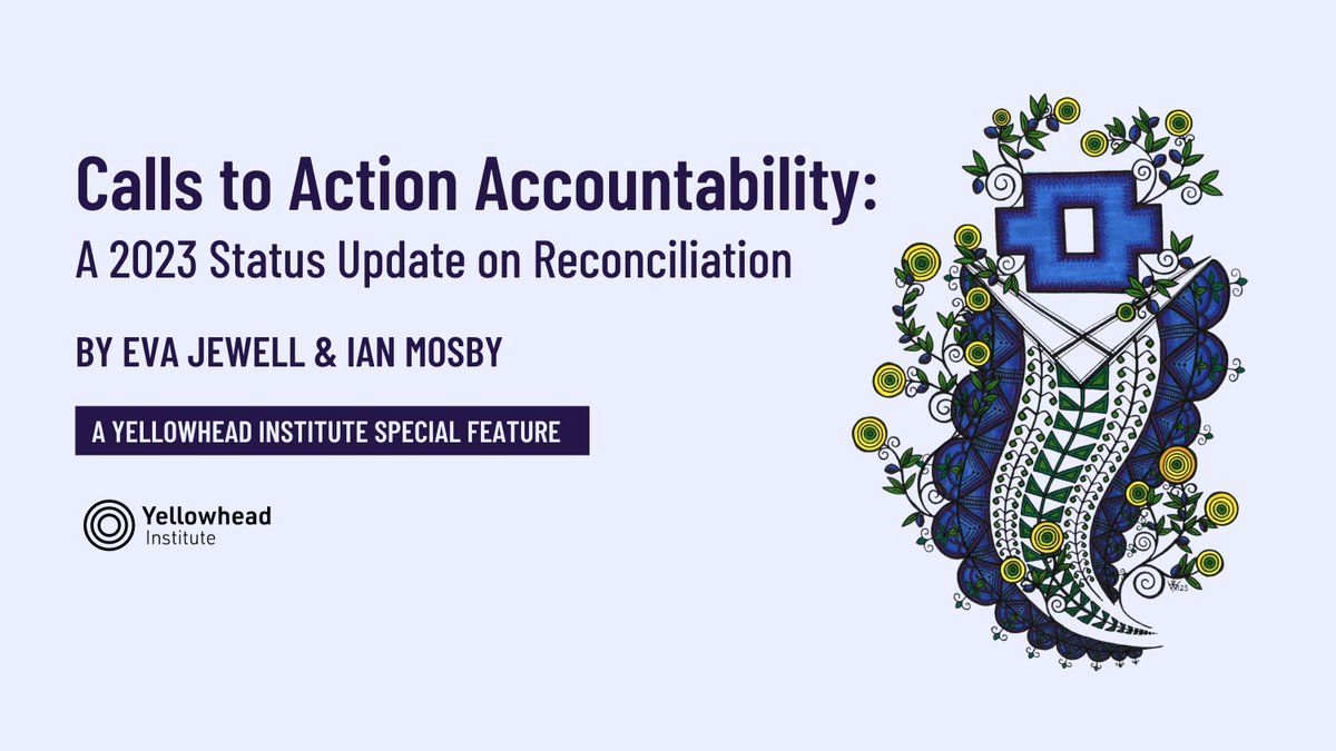 2023 marks eight years since Canada's commitment to implementing the Truth and Reconciliation Commission’s 94 Calls to Action. In the past several years, what has changed in Canada's approach to reconciliation and what has stayed the same? Find out now: yellowheadinstitute.org/trc/