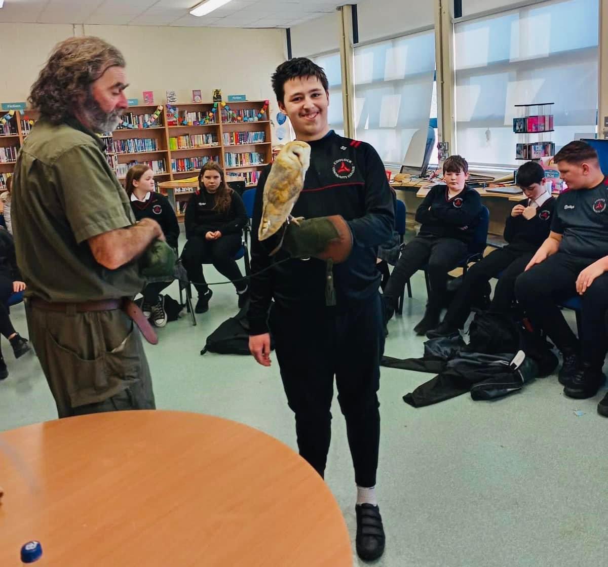 This school is becoming a zoo 😂😂😂 
What an amazing experience our students had with Rosie and Dennis Animal Magic yesterday. 
Huge thanks to our legendary librarian Marie for organising.