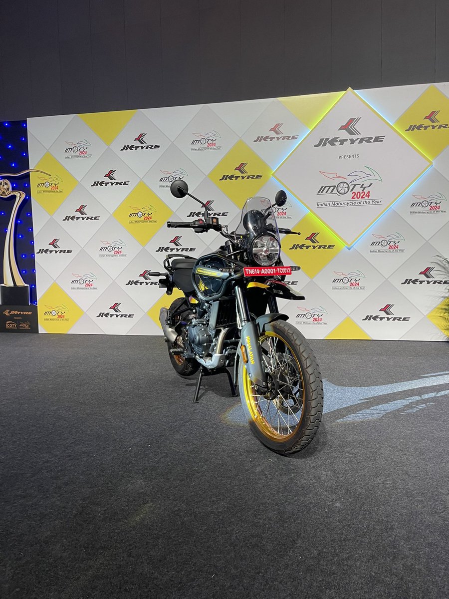 @JKTyreCorporate @IMOTY_Official The @royalenfield Himalayan 450 is the #IMOTY2024 @JKTyreCorporate @IMOTY_Official