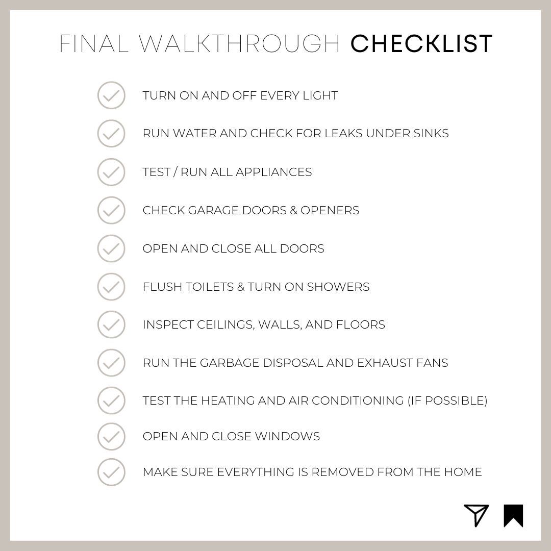 Don't forget to save this post for later! 

#FinalWalkthrough #HomeBuyers #HomeInspection #HomeClosing #HomeBuyingProcess #NewHome #SettlementDay #Homeownership #HomeMaintenance #RealEstateTips #HomeInspectionChecklist #HomePreparation #PropertyCheck #HomeBuyerGuide