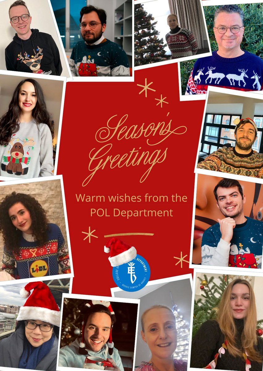 European Political and Governance Studies - CoE (@coe_pol) on Twitter photo 🎉📚 The <a href="/CoE_POL/">European Political and Governance Studies - CoE</a> team sends warm holiday greetings to all our <a href="/collegeofeurope/">College of Europe</a> students! 🌟🎄
You ended your exams with brilliance and dedication. Wishing you a joyful break filled with memorable moments. Happy Holidays from all of us! 🎅 ✨
#MadeleineAlbrightPromotion 🎉📚 The <a href="/CoE_POL/">European Political and Governance Studies - CoE</a> team sends warm holiday greetings to all our <a href="/collegeofeurope/">College of Europe</a> students! 🌟🎄
You ended your exams with brilliance and dedication. Wishing you a joyful break filled with memorable moments. Happy Holidays from all of us! 🎅 ✨
#MadeleineAlbrightPromotion