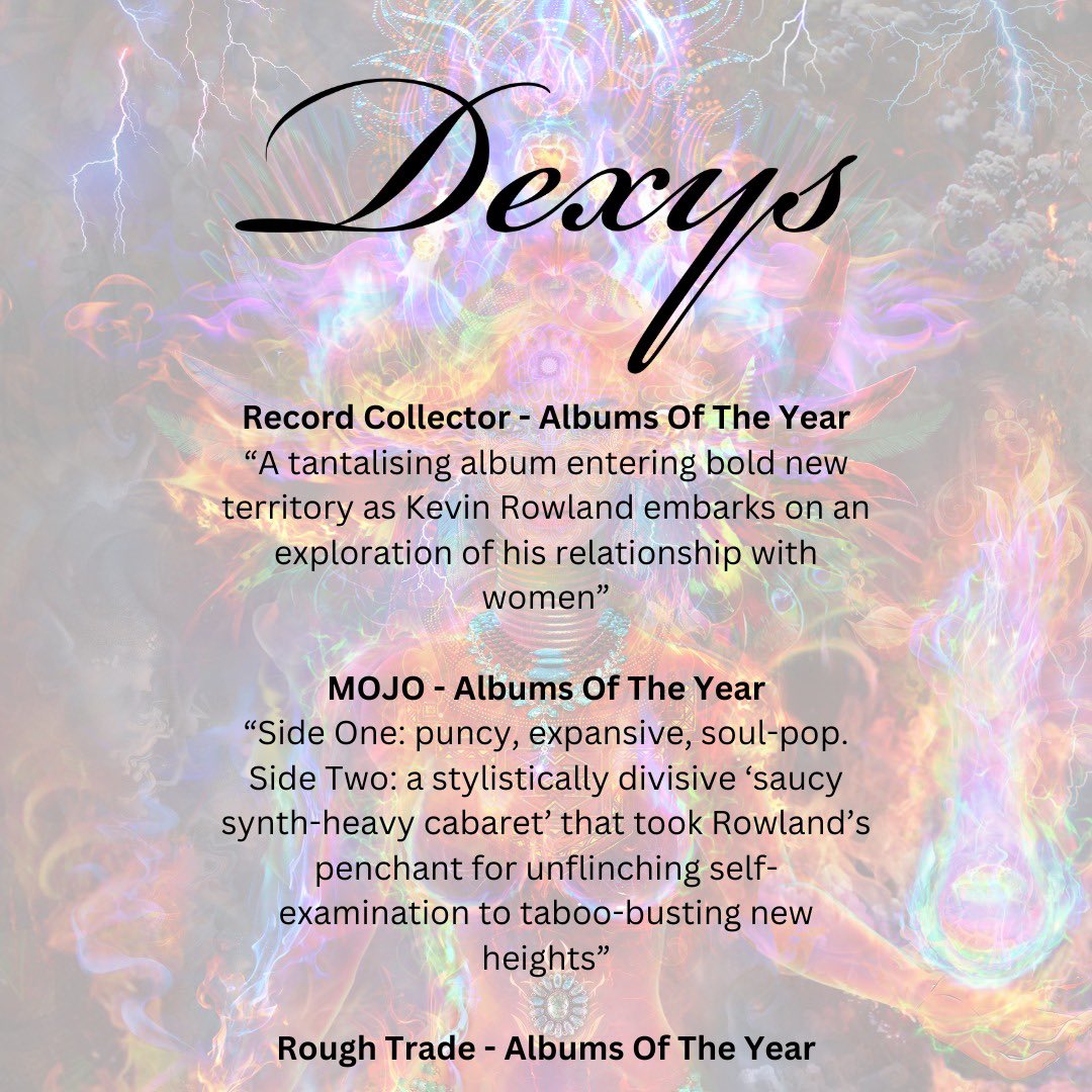 The Feminine Devine is featuring prominently in many Albums of 2023 lists Purchase your copy from dexysofficial.com - a range of merchandise is also available