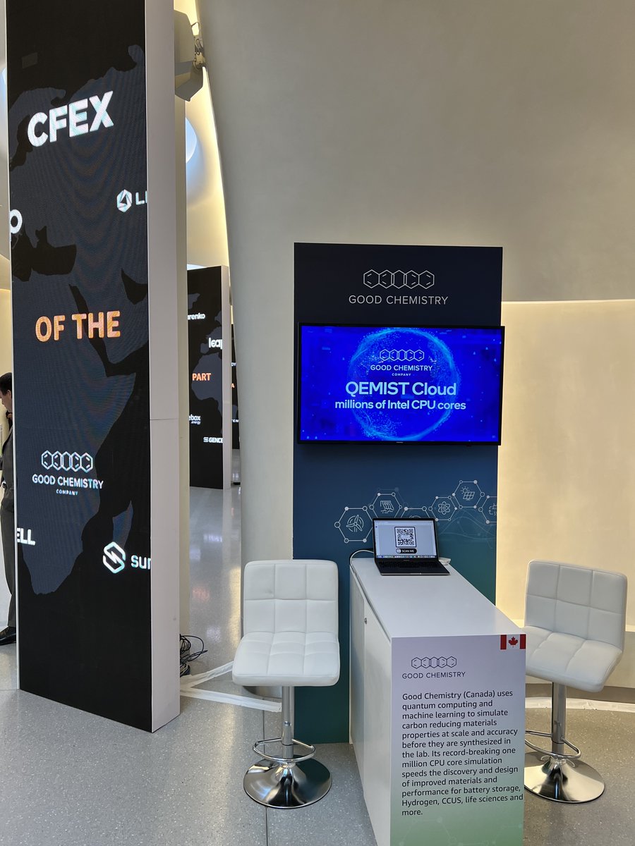 Good Chemistry Company (@goodchemistryco) on Twitter photo Our CEO and founder, Arman Zaribafiyan, joined global policy makers, leaders, and innovators at #cop28 this month in charting new paths to tackle climate change. Thanks to <a href="/awscloud/">Amazon Web Services</a> for inviting Good Chemistry to present its vision and breakthrough technology on the world stage. Our CEO and founder, Arman Zaribafiyan, joined global policy makers, leaders, and innovators at #cop28 this month in charting new paths to tackle climate change. Thanks to <a href="/awscloud/">Amazon Web Services</a> for inviting Good Chemistry to present its vision and breakthrough technology on the world stage.