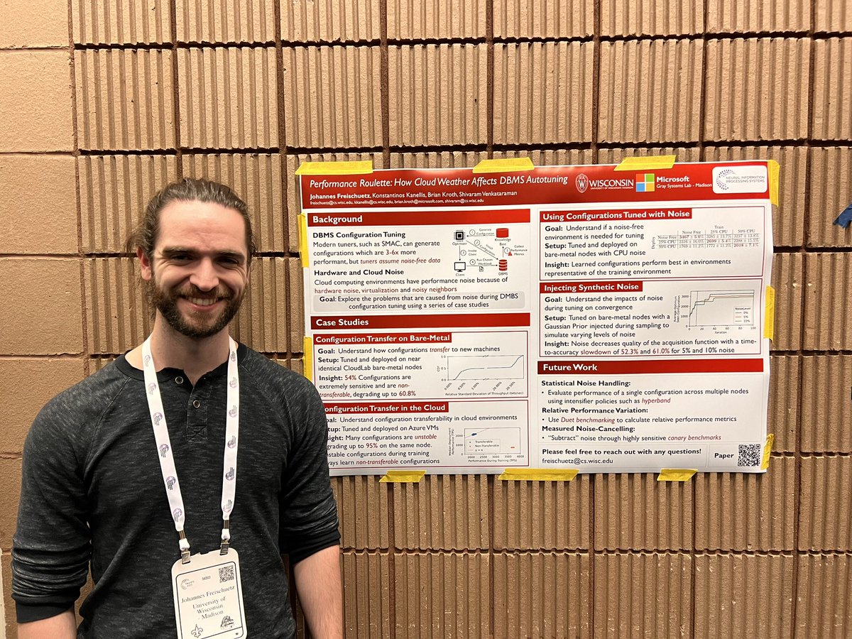 jsfreischuetz's tweet image. Thanks to everyone that came and said hi at #mlforsystems @ #NeurIPS2023!