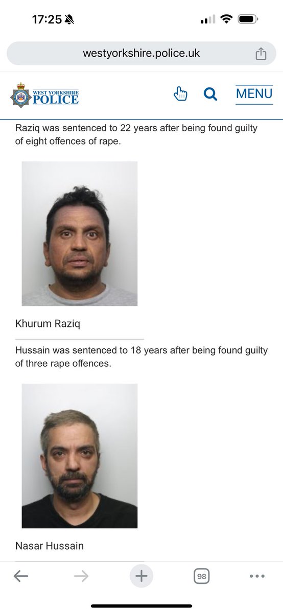 Friday May 27, 2022
 Two men who sexually abused a vulnerable child have been jailed for a combined 40 years as part of a major investigation into non recent child sexual abuse in North Kirklees.
Khurum Raziq (40) from Heckmondwike and Nasar Hussain (44) from Dewsbury were…