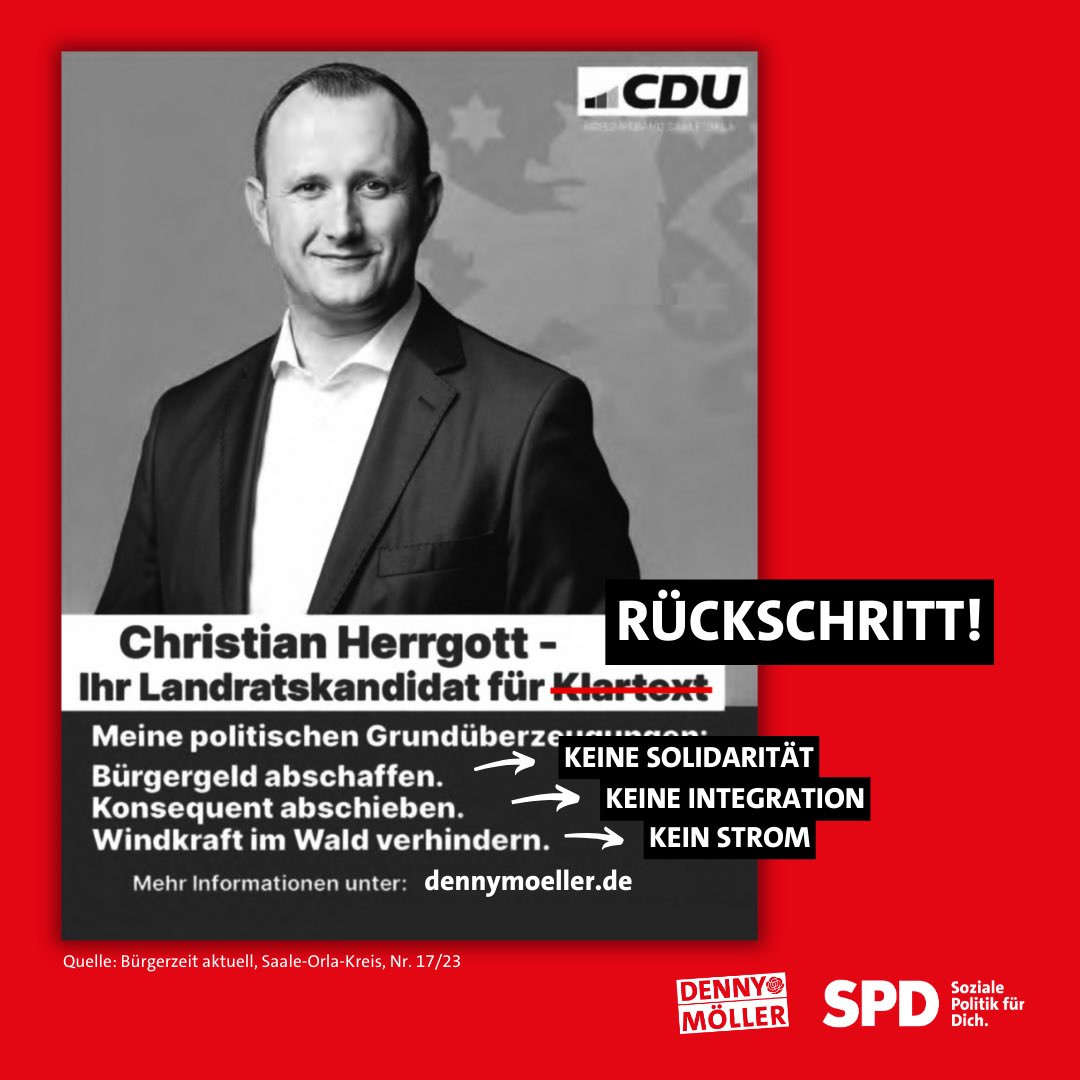 Mit maximalen #Populismus nach unten treten und für die Zukunftsfragen die Antworten verweigern. Das ist der Generalsekretär der #CDU Thüringen.