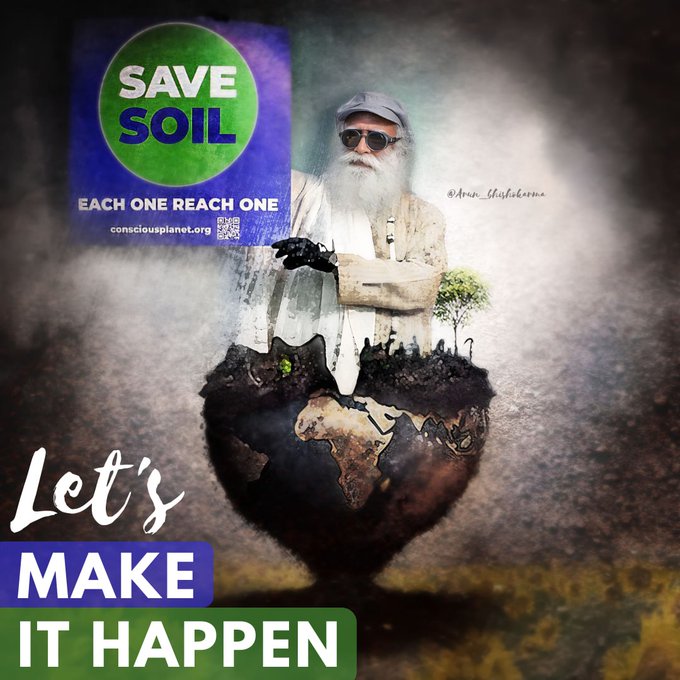 Healthy soil plays a vital role in climate regulation by storing and releasing water and nutrients.
If not the soil, then what?
Let's #SaveSoil for a stable and resilient climate.
#SoilForClimateAction
#SaveSoilFixClimateChange @COP28_UAE #SoilForClimateAction
@ActionOnFood