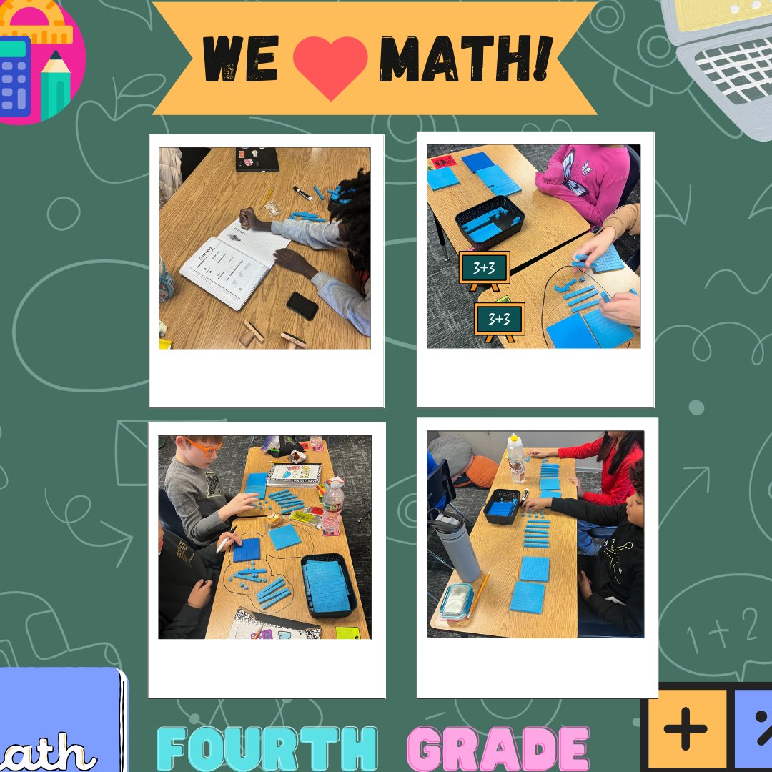 Fourth grade is getting hands-on with representing decimal values. #elliottachievers #fisdelevates