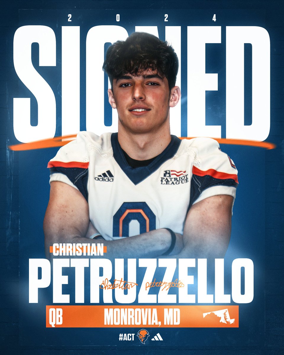 Signed! 🖊️ Introducing QB @C_petruzzello! 📏 6'3' | 205 lbs. 🎓 Linganore #ACT | #NSD24