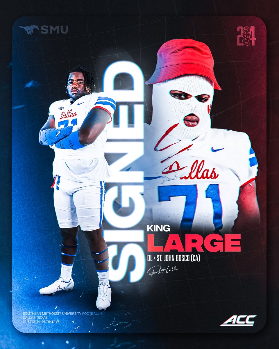 SMUFB's tweet image. 🗣️ All hail KING LARGE! 👑

Welcome to the #2ONE4, @K_LargeDaGreat!
