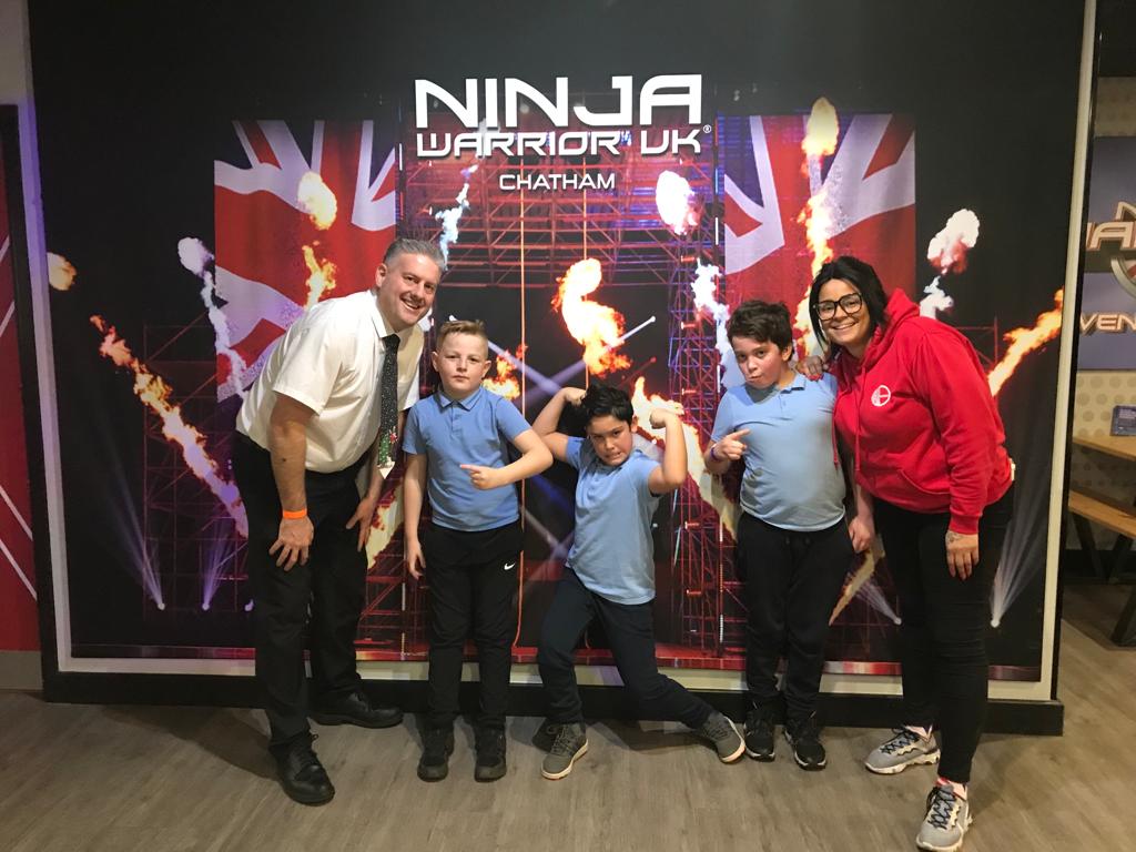 Children and staff enjoyed a great afternoon @ninjawarrioruk