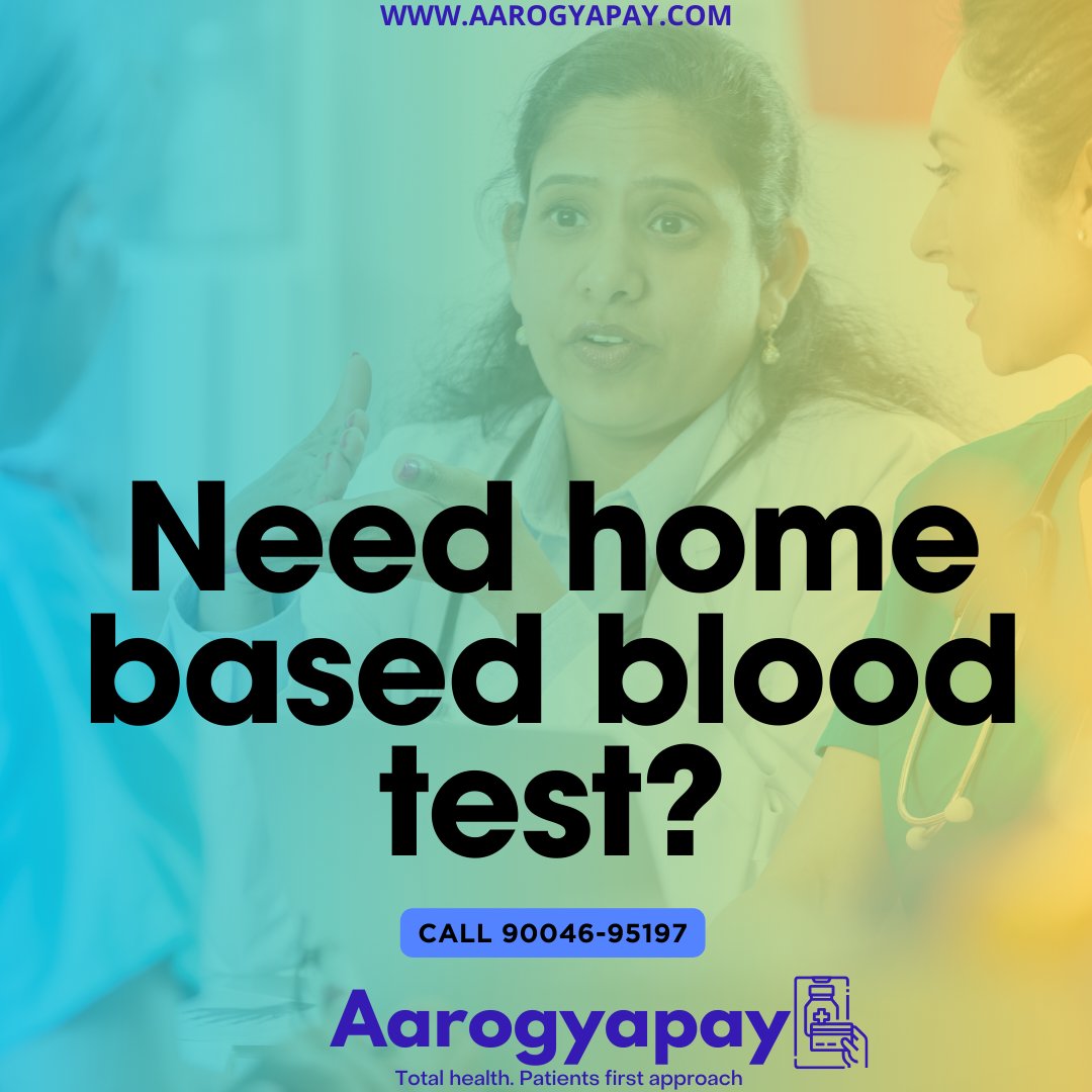 Experience hassle-free healthcare with AarogyaPay! 🩸 Book your blood tests from anywhere in India, get them done at home, and WIN excellent cash back! Visit our website to schedule your tests and enjoy the perks of convenient healthcare. #AarogyaPay #HealthcareAtHome