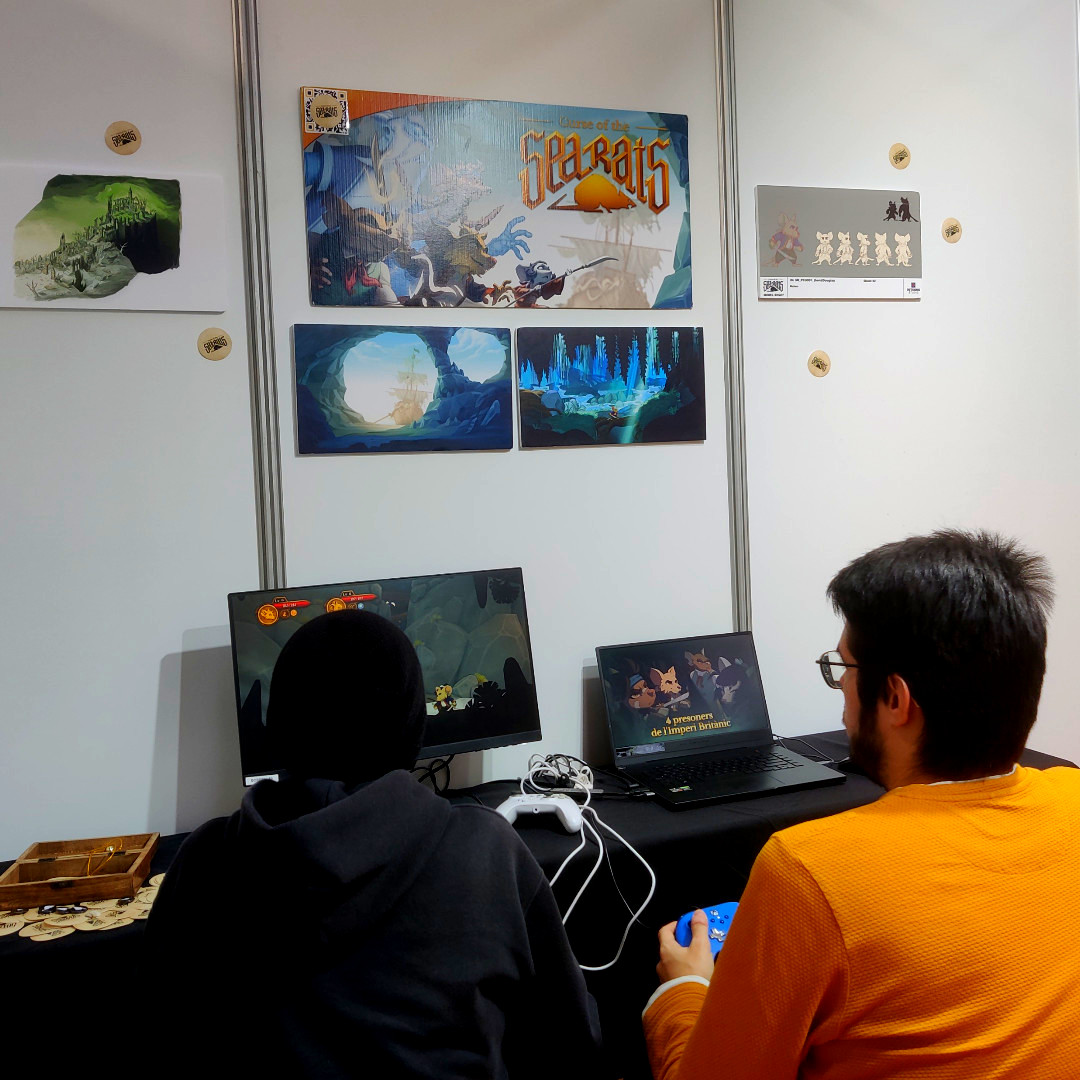 Stop scrolling! If you see this, you have to tag a friend that you'd play Curse of the Sea Rats with! 🎮🐭 Wouldn't it make a perfect gift for this time of the year? 💙 #indiedev #indiegame