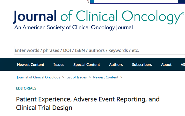 🚨 New insights from 'Patient Experience, Adverse Event Reporting, and Clinical Trial Design' highlight the crucial role of low-grade AEs in cancer treatment. Patients' daily struggles matter! 🎯 Let's design trials with patient experiences at heart. #Cancer #Treatment 💊🔬…