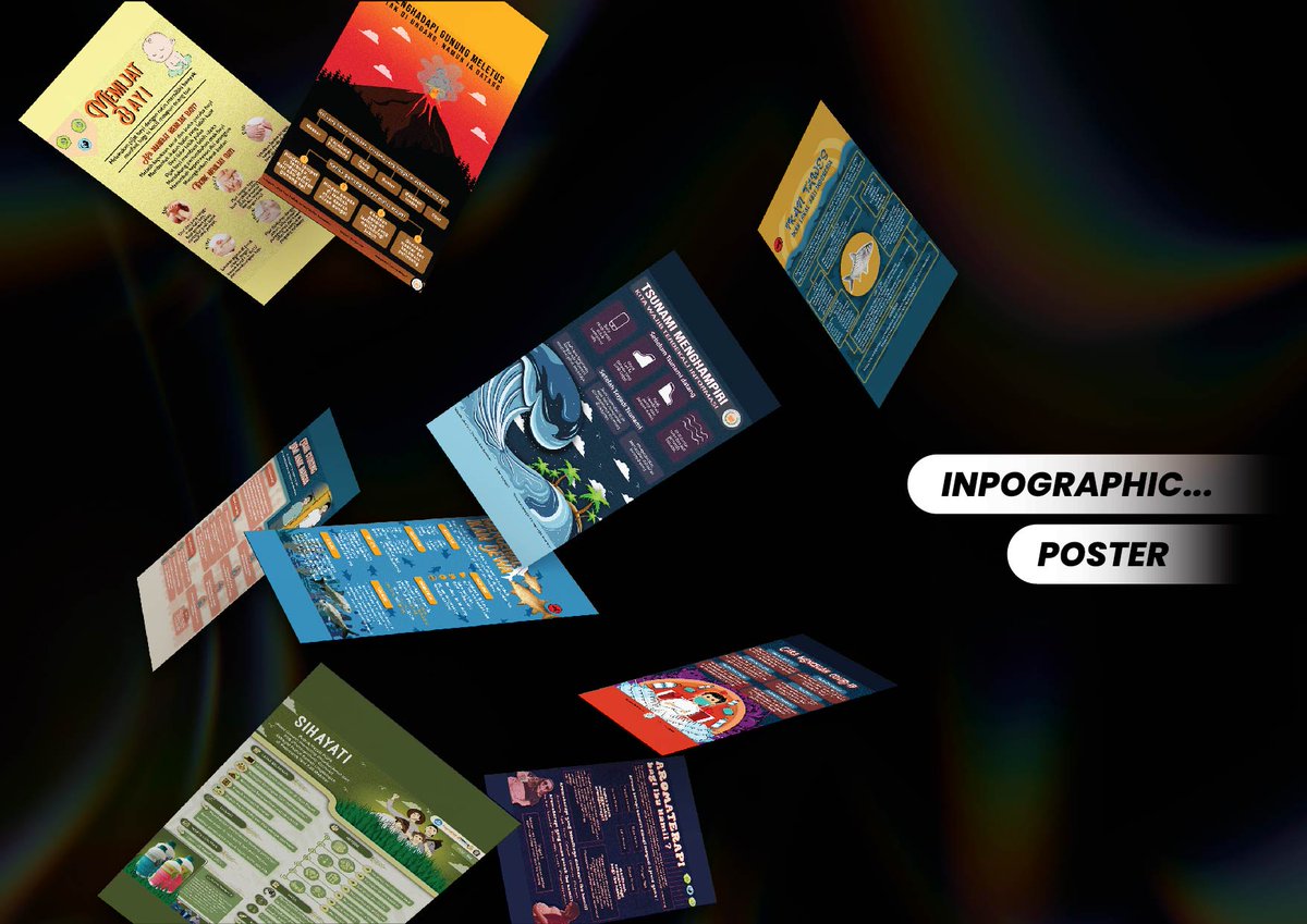 manusyajoki's tweet photo. Portofolio desain yang udah pernah dibuat, mulai dari poster infografis, id card, cue card, poster acara, desain proposal, feeds instagram dll. Jasa dibuka lagi buat kalian yang butuh untuk tugas atau apapun itu bisa DM/lgsg chat aja..
#zonauang #zonajajan #jokitugas #jokidesain https://t.co/UfwXz2nxb9