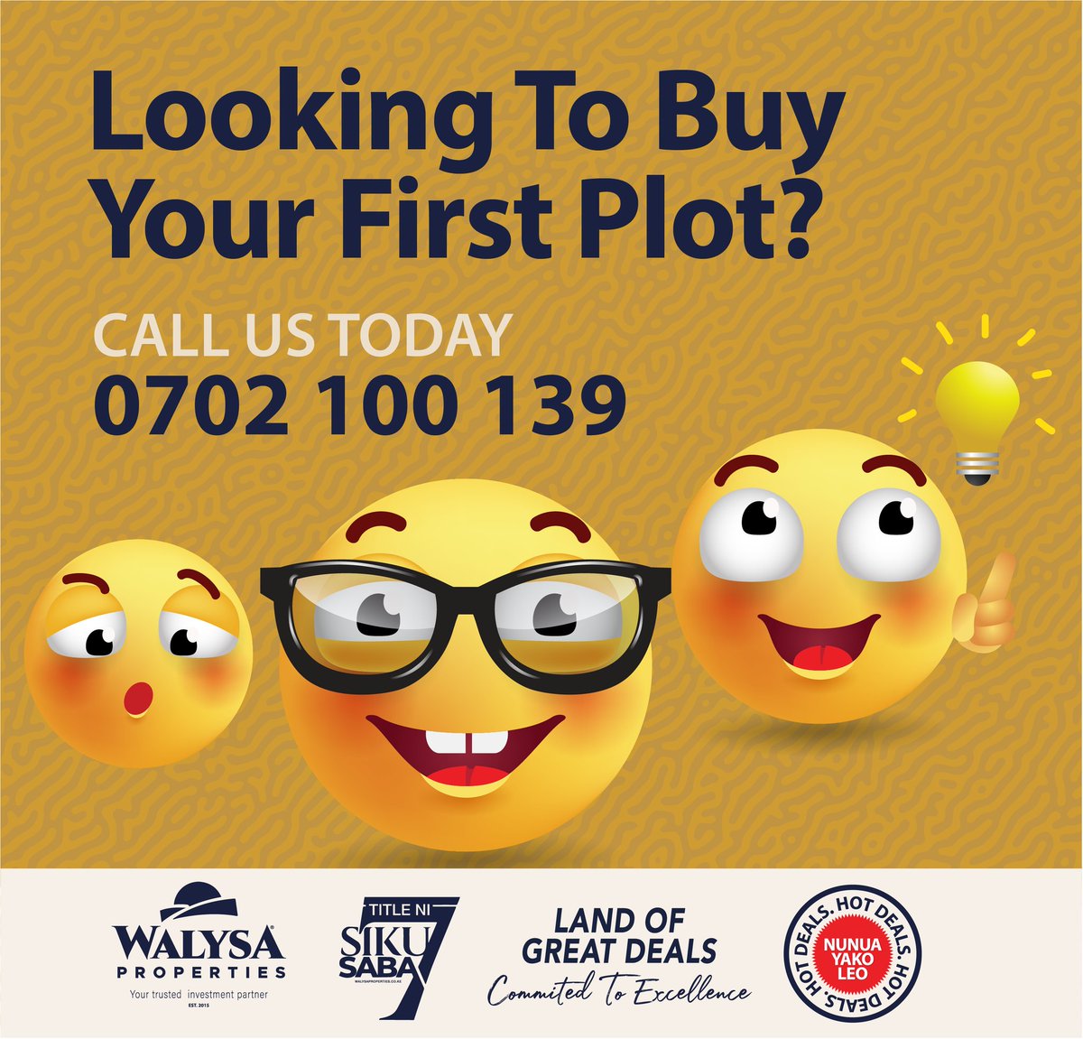WalysaPlots's tweet photo. 🏠 Looking to buy your first #property and you don't know where to start?

🤩 Imagine the investment journey could take you a maximum of seven days. #TitleNiSikuSaba

📱 0746 920 000
📨  sales@walysaproperties.co.ke
💻 https://t.co/KEb6sE09Yu https://t.co/vdMUokRqmK