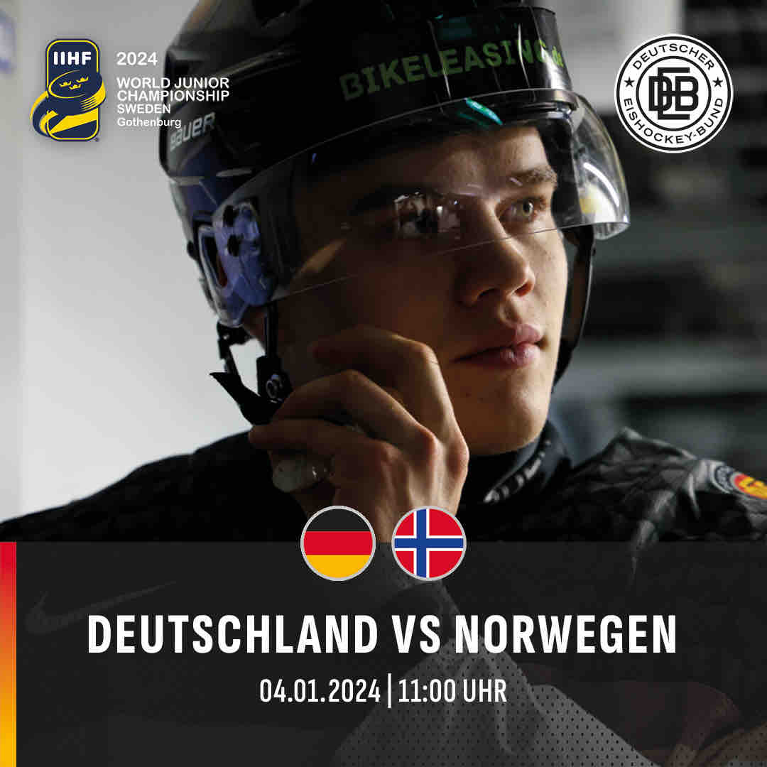 deb_teams's tweet photo. Unsere deutsche U20-Nationalmannschaft π©πͺ tritt am heutigen Vormittag im alles entscheidenden Spiel gegen Norwegen π³π΄ an. Face-Off der Relegationspartie ist 11 Uhr im Scandinavium π LIVE & KOSTENLOS bei MagentaSport sowie MagentaTV πΊ
ππ» https://t.co/9hrMrGRLYQ ππ» https://t.co/coN17ut6uV