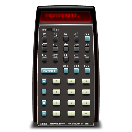 Am 4. Januar 1972 wurde mit dem #HP35 der erste technisch-wissenschaftliche Taschenrechner vorgestellt.  Er riss grosse Löcher in die Studenten-Budgets.