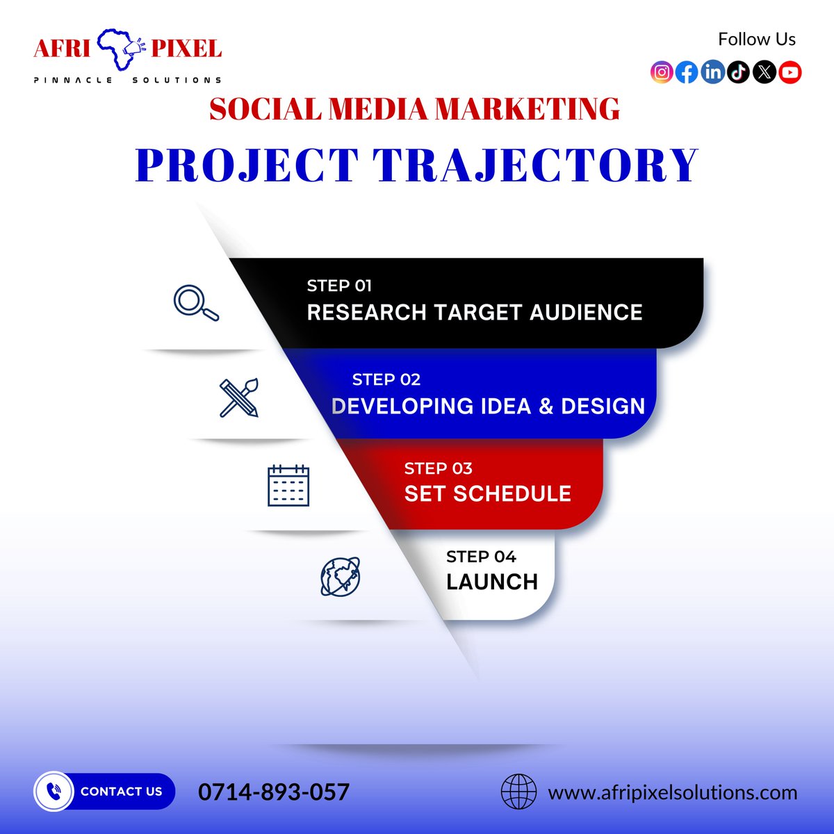 afripixel_'s tweet photo. Need help with developing a social media marketing strategy? At AFRIPIXEL, we offer a step-by-step process, from researching your target audience to launching your campaign. Call us on 𝟎𝟕𝟏𝟒 𝟖𝟗𝟑 𝟎𝟓𝟕
#AfriPixel #digitalamarketing

Maraga Ababu Eldoret Zakayo Statehouse https://t.co/12QdxxVU1a