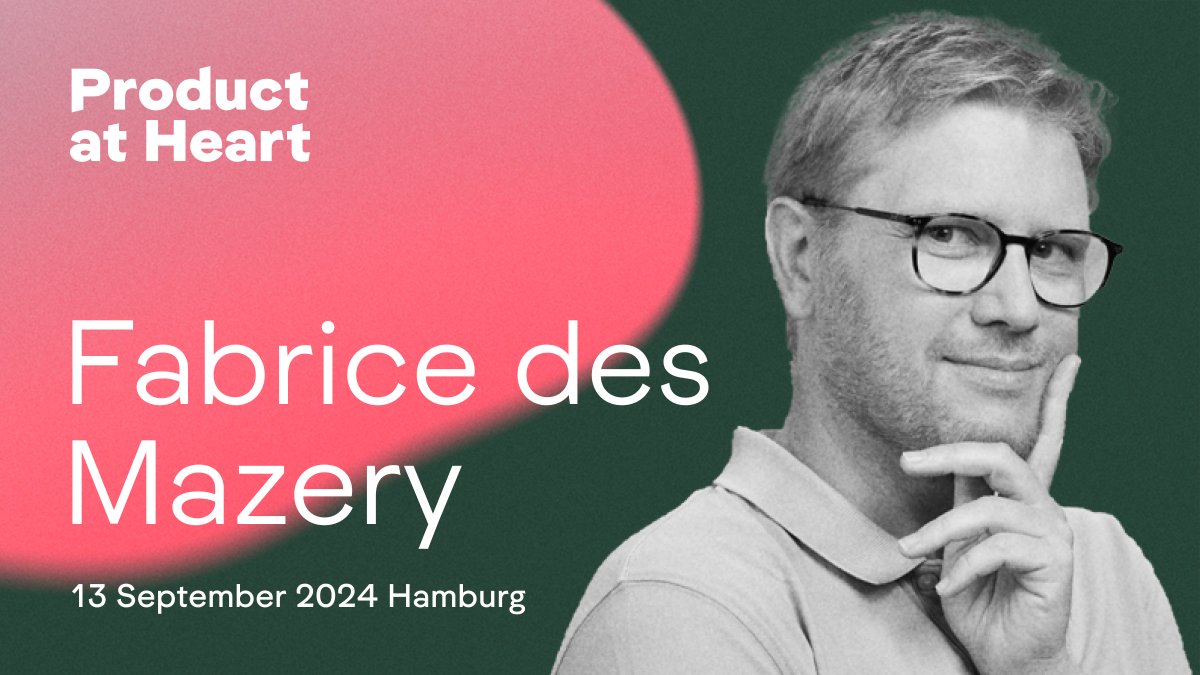 We're very glad to welcome Fabrice des Mazery with his talk 'Act like an owner, Challenge like a VC'. He will share hands-on experiences for how we can redefine our role in the ecosystem as profitability has emerged as the new priority. 
productatheart.com/speakers